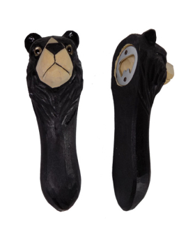 Special Price Wood Black Bear bottle opener