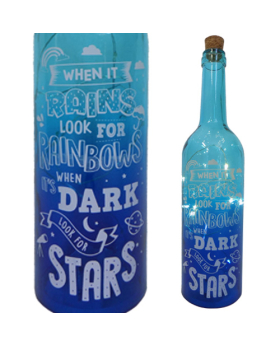 Special Price Rainbows & Stars design Tall Bottle Lantern
