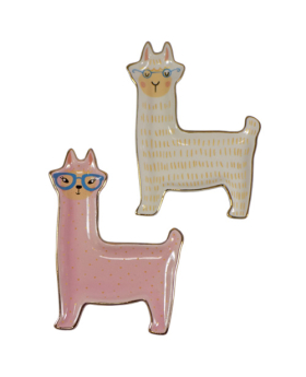 Special Price Llama Ceramic Dish-2 Styles Asst.