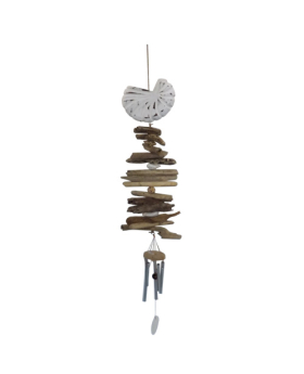 Wood Shell Seashell Drop Chime