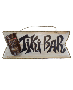 Wood Tiki Mask/Tiki Bar plaque