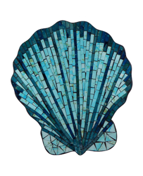 Special Price Mosaic Pectin shell Wall Plaque