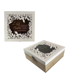 Special Price Wood What I Love Most About Home Box
