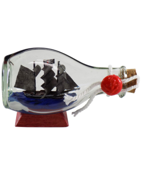 Small Pirate Ship in Pinch Bottle