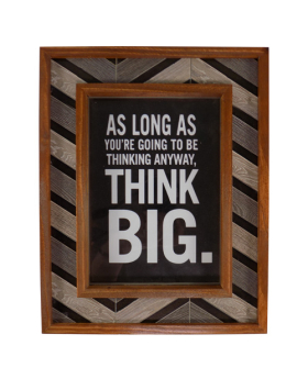 Special Price Wood printed - Think Big Frame/Sign