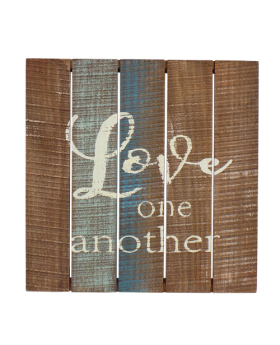 Special Price Wood box sign - Love one another