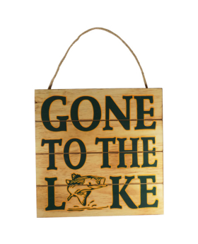 Special Price Wood sign - Gone to the Lake