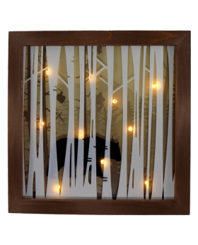 Special Price Wood LED Lighted Bear on the woods sign