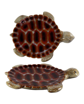 Closeout Porcelain Turtle Trinket Dish