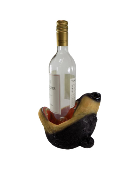 Special Price Resin Open Mouth Bear Wine Holder