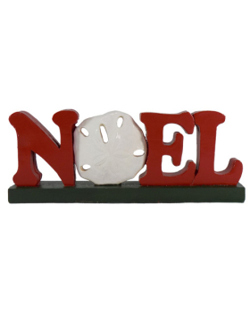 Special Price Resin Noel/ Sand Dollar Stand Sign Christmas Decoration