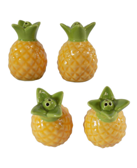 Ceramic Pineapple Salt & Pepper set