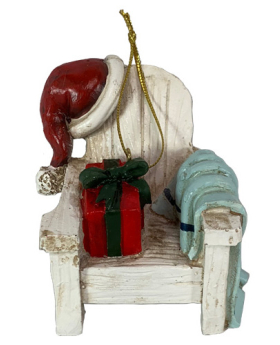 Special Price Resin Beach Chair Hat/Presents Christmas Ornament