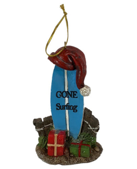 Special Price Resin Surfboard Christmas Ornament
