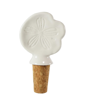 Special Price Porcelain Sand Dollar Bottle Stopper