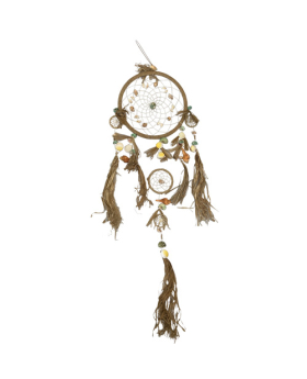 Seashell/Palm Straw Dreamcatcher