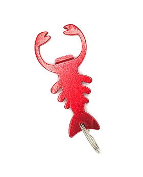 Lobster bottle opener keychain