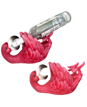 Resin Flamingo Wine Holder