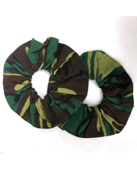 Camo scrunchie