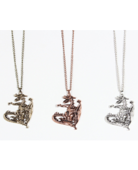 Assorted Color Dragon Necklace