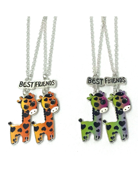 Giraffe Best Friend Necklace set