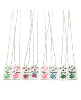 Turtle Best Friends Necklace Set