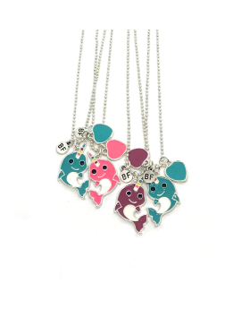 Narwhal Best Friend Necklace Set