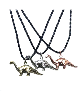 Long Neck Dinosaur Necklace on cord