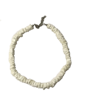 White chip shell choker 12 inch