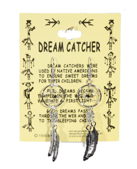 Dreamcatcher with Feather Earrings
