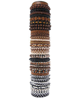 Assorted Natural Color Leather Cord Bracelet