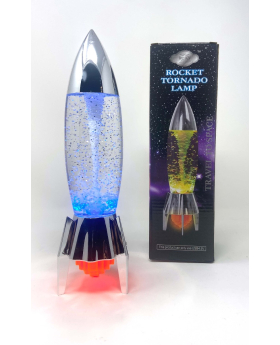 Rocket Ship Tornado Lava Lamp