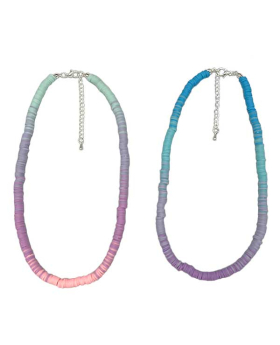 Gradient fimo beaded Necklace
