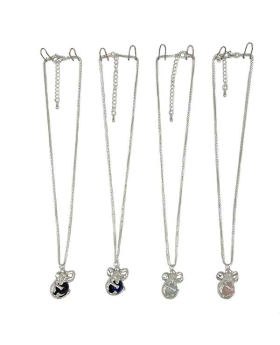 Elephant with stone ball Necklace