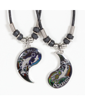 Mood Dolphin Best Friends Necklace Set
