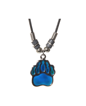 Bear Paw Mood Necklace