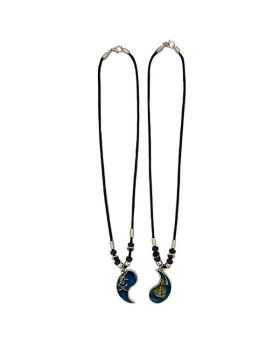 Mood Best Friends Pirate Necklace set on black cord