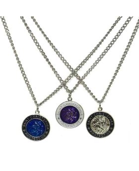 Assorted Large St.Christopher necklace