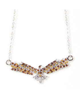 Rhinestone Eagle Necklace
