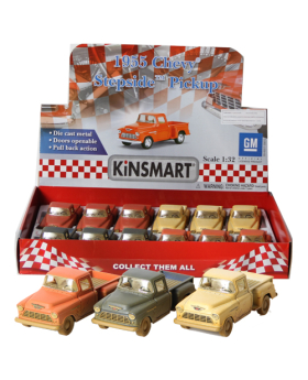 Die Cast 1955 Chevy Stepside Muddy Pickup Vehicle