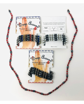 Magnetic hematite bracelet/necklace/anklet
