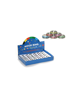 Assorted Two-Tone Glitter Mood Ring