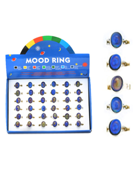 Oval Shape Adjustable Mood Ring