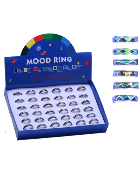 Tribal Design Band Mood Ring