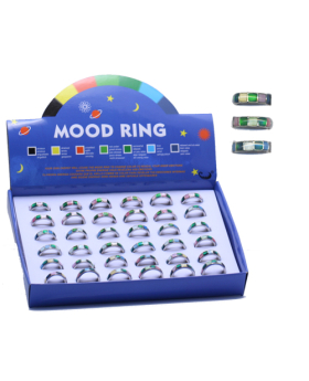 Colored Square Band Mood Ring