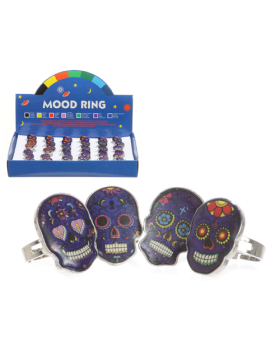 Assorted Day of the Dead Mood Ring
