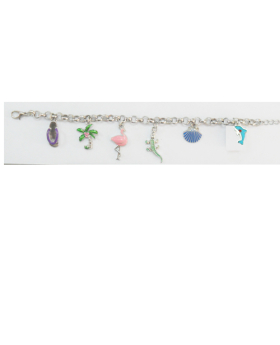 Assorted Florida Charm Bracelet