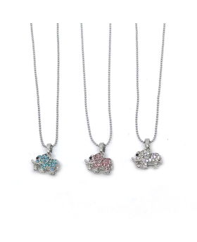 Elephant Crystal Necklace