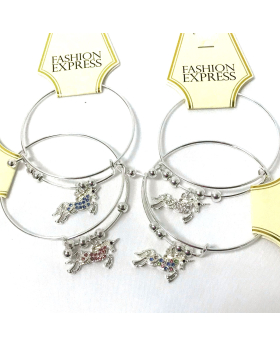 Unicorn Bangle Bracelet