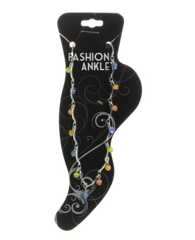 Cats Eye Bead Anklet
